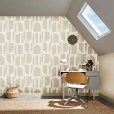 Wallpapers Graham & Brown Marcia Geometric Wallpaper 118013 in Taupe