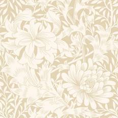 Hoopla Walls Hoopla Walls Chrysanthemum Flax Smooth Matt Wallpaper