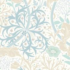 Hoopla Walls Hoopla Walls Seaweed Garden Soft Blue Smooth Matt Wallpaper