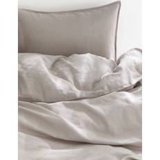 Viscose Duvet Covers H&M Linen-blend single Duvet Cover Brown