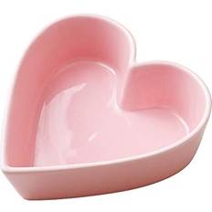 Ceramic Salad Bowls Sizikato Cute Heart Shaped Salad Bowl 2L