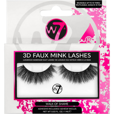 W7 False Eyelashes W7 Walk of Shame 3D Faux Mink Lashes Black