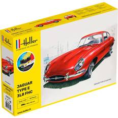 Modeller & Byggesæt Heller Jaguar Type E 3L8 FHC Starter Kit