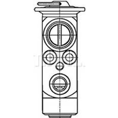 Air Conditioning Valve 8UW351234-151 BEHR