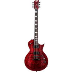 ESP LTD EC-1000 QM Fluence, See Thru Black Cherry Electric Guitar
