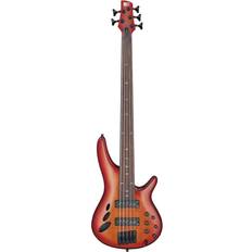 Musikkinstrumenter Ibanez SRD905F-BTL, Brown Topaz Burst Low Gloss Bass Guitar