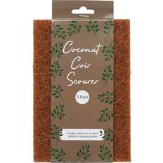 Cleaning Equipment & Cleaning Agents Pack of 3 Coconut Coir Scourers