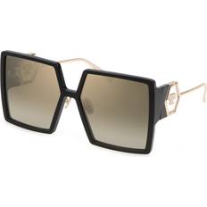 Solbriller Philipp Plein Diva Solbriller Uld - Sort/Brunt Guld