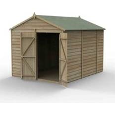 8x10 shed Forest Garden 4LIFE Apex Shed 8x10 Double
