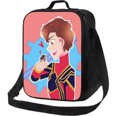 Kids Lunch Bag Heres A Peter Insulated Tote Box for Girls Boys Back to School