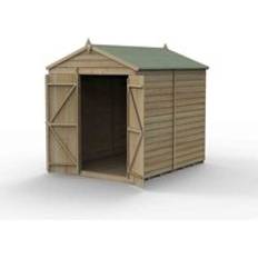Outbuildings Forest Garden 4LIFE Apex Shed 6x8 Double