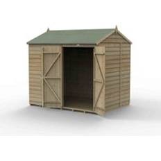 Forest Garden Outbuildings Forest Garden 4LIFE Reverse Apex Shed 8x6 2 No Windows
