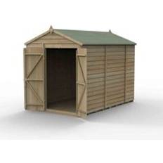 Forest Garden Outbuildings Forest Garden 4LIFE Apex Shed 6x10 Double