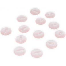 Pink Buttons Hemline Pack of Thirteen Pink Buttons Pink