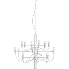 Chandelier - Éclairage Intérieur Lustres Flos 2097/18 Clear Bulbs Matte White Lustre