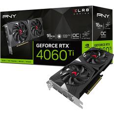 16 GB - GeForce RTX 4060 Ti Graphics Cards PNY GeForce RTX 4060 Ti XLR8 Gaming VERTO OC Dual Fan DLSS 3 1xHDMI 3xDP 16GB GDDR6