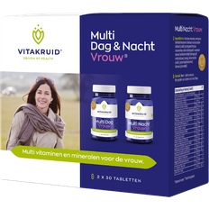 Multi vitamin kvinna Vitakruid Multi Dag Nacht Vrouw 2pack 60 st