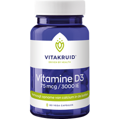 Vitakruid Vitamin D3 75 mcg / 3000 IU 60 stk