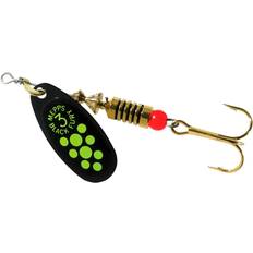 Char Fishing Lures & Baits Mepps Black Fury Black/Chartreuse Dots St. 4 9gram