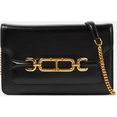 Bags Tom Ford Small Whitney Box Leather Bag Black 01