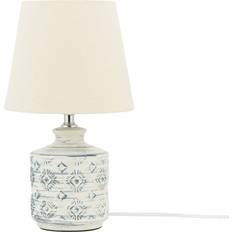 Belysning Beliani Tesoro 35 cm E14 Ljusbeige Fönsterlampa Bordslampa