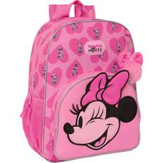 Minnie Mouse Skoletaske Loving Pink 33 x 42 x 14 cm