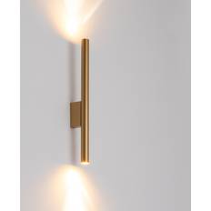 Belysning Edit Laser Vägglampa Guldfärgad Metall 40 cm Hög Väggarmatur