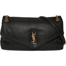 Saint Laurent Taschen Saint Laurent Schultertasche Calypso Large aus Leder Schwarz Einheitsgröße