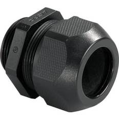 Forskruning M16 polyamid IP68 kabel Ø4,5-10mm gev. L:8mm, sort
