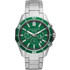 Armani Exchange Spencer AX1957 Herre 44 mm Analog Kvarts Mineralglas Green 22 mm