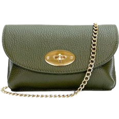 Twist Lock Handbags Apatchy London The Mila Phone Bag - Olive Green