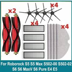 Shein Hepa Filter Mop For Roborock S5 S502-00 S502-02 S5 Max S6 S6 MaxV S6 Pure E4 Brush