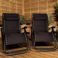 Samuel Alexander Set of 2 Luxury Position Zero Gravity Garden