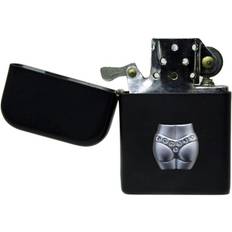 Lighters Knight Crystal G string matte black petrol lighter