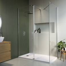 Corvus 1700x800mm Frameless Walk In Shower