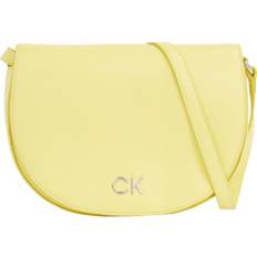 Gule Skuldervesker Calvin Klein Handtasche Ck Daily Saddle Bag Pebble K60K611679 Gelb 00