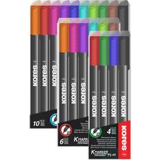 Kores Permanent-Marker K MARKER FINE, M, 6er Etui