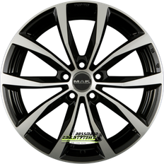 Bilfälgar Mak Wolf Black Machined Face 6.5x16 5/100 ET35 B72