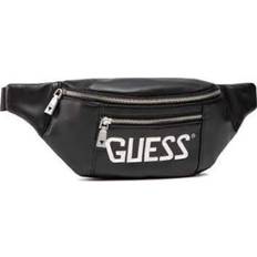 Cuero - Hombre Cangureras Guess Salameda, Leather, Fanny Pack, Black, 29,5/39 x 14 x 7 cm, For Men