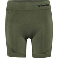 Gröna - Mesh Byxor & Shorts Hummel Shaping Seamless MW Shorts - Thyme