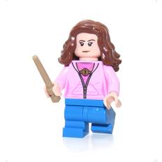 Toys LEGO LEGO Harry Potter Minifigure Hermione Granger in Pink Jacket with Wand and Lamp 75947