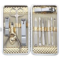 Set Professional Nail Clippers Kit Pedicure Grooming Kit