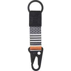 Keychain Clip Durable Polyester Key Holder - Brown/Black
