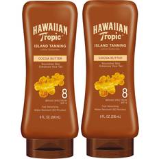 Hawaiian Tropic Island Tanning Sunscreen Lotion SPF8 2-pack 8fl oz