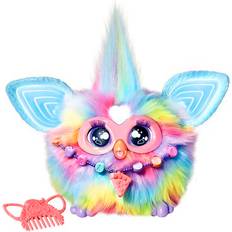 Hasbro Furby Tie Dye, 15 Fashion Accessories, Interactive Plush Toys for 6 Year Old Girls & Boys & Up, Voice Activated Animatronic