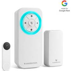 Wasserstein Doorbell Chime for Google Nest Doorbell Wired, 2nd Gen and Battery Nest Doorbell Chime to Get Visitor Alerts