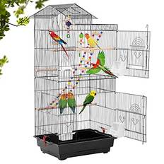 BestPet 39-inch Roof Top Large Flight Parrot Bird Cage