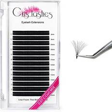 Crislashes Easy Fan Volume Lashes C Curl 0.07 8-16mm Mix 13 Rows Volume Lash Extensions 2D 3D 5D~10D Volume Eyelash Extensions Rapid Blooming Self Fan Volume Lashes by Crislashes0.07-C Mix-8-16mm