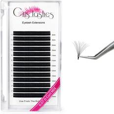 Crislashes Volume Lash Extensions D Curl 0.07 8-16mm Mix 13 Rows Easy Fan Volume Lashes 2D 3D 5D~10D Volume Eyelash Extensions Rapid Blooming Self Fanning Lashes 0.07-D Mix-8-16mm