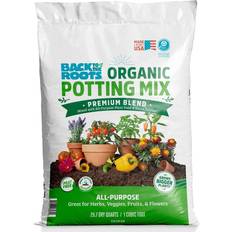Pots, Plants & Cultivation Back To The Roots 25.7qt Organic Potting Mix Premium Blend All Purpose